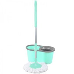 Set 2 x Galeata cu Mop Rotativ 360 Grade Magic Mop, Capacitate 12 l, Albastru