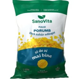 Fulgi de Porumb fara Zahar Adaugat, Sanovita, 450 g
