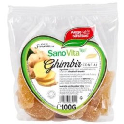 Ghimbir Confiat, Sanovita, 100 g