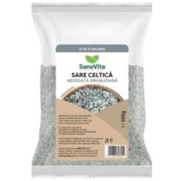 Sare Celtica Grunjoasa Neiodata, Sanovita, 500 g