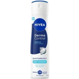 Antiperspirant Spray Femei, Nivea Derma Control Defend, 72 h, 150 ml