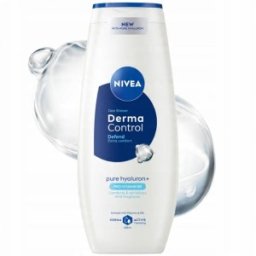 Gel de Dus Acid Hialuronic si Vitamina C, Nivea Derma Control , 500 ml