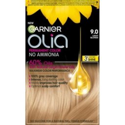 Vopsea Permanenta fara Amoniac, 9.0 Blond Deschis, Garnier Olia, 112 ml