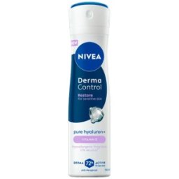 Set 3 x Antiperspirant Spray Femei, Nivea Derma Control Restore, 72 h, 150 ml
