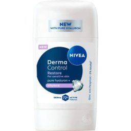 Set 3 x Antiperspirant Stick Femei, Nivea Derma Control Restore, 72 h, 50 ml