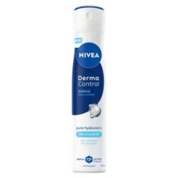 Set 2 x Antiperspirant Spray Femei, Nivea Derma Control Defend, 72 h, 200 ml