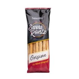 Set 5 x Grisine Simple din Faina Integrala de Grau, Sanovita, 50 g