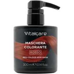Set 2 x Masca de Par Coloranta pentru Toate Tipurile de Par, Rosu, 300 ml, Vitalcare