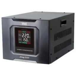 Stabilizator Automat de Tensiune cu Servo Motor 5000VA/3000W Well Strong, Negru