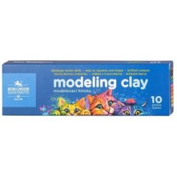 Plastilina Remodelabila, 10 Culori, Cutie de Carton, 200 g