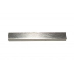 Terminatie Tip U pentru Plinta H100 mm, Finisaj Aluminiu