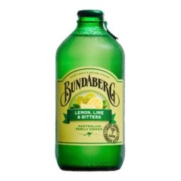 Set 2 x Bautura Carbogazoasa cu Suc de Lamaie, Bundaberg Lemon Lime & Bitters, 375 ml