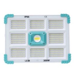 Set 2 x Proiector LED, 374 Led-uri, 300W, Incarcare Solara si USB, Panou Incorporabil