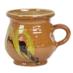 Set 2 x Cana Smaltuita din Ceramica, Capacitate 200 ml