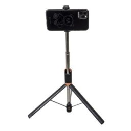 Set 2 x Selfie Stick si Trepied cu Telecomanda Bluetooth, Telescopic, Inaltime Maxima 170 cm
