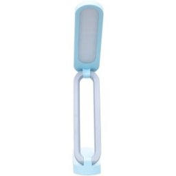 Set 2 x Lampa Birou, USB, Pliabila si Portabila, Touch, 3 Tipuri de Lumina, Putere 3W, Albastru