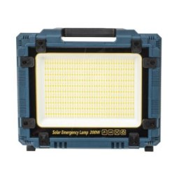 Set 2 x Proiector LED, 200W, Incarcare Solara si USB, Panou Incorporabil si Detasabil