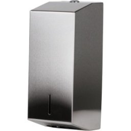 Set 2 x Dispenser Inox pentru Prosoape de Hartie Pliata in Z, 125 x 120 x 295 mm, Prima