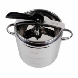 Set 2 x Oala Inteligenta din Inox, Sub Presiune, cu Capac, 9 l, Argintiu