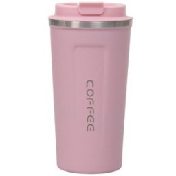 Set 2 x Termos cu Interior din Inox, Capacitate 500 ml, Roz