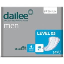 Absorbante Urologice Dailee Men Level 3, 4 Picaturi, 14 Bucati