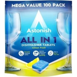 Set 2 x 100 Tablete pentru Masina de Spalat Vase All in 1, Astonish