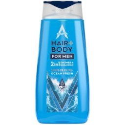 Set 2 x Sampon 2 in1 Hair & Body pentru Barbati, 400 ml, Astonish