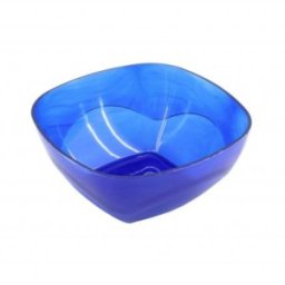 Set 5 x Bol de Cristal, Forma Patrata, Capacitate 0.7 l, Sterk Plast