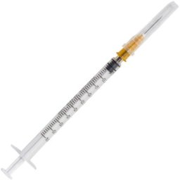 Set 2 x 100 Seringi Tuberculinare Sterile 1 ml, cu Ac Detasabil 25G, de Unica Folosinta