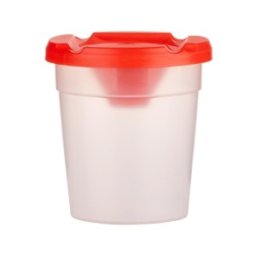Set 4 x Vas din Plastic pentru Pictura, 8.5 x 8 x 5.8 cm, Diverse Culori, Koh-I-Noor