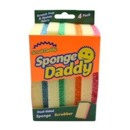 Set 2 x 4 Bureti de Vase Scrub Daddy, cu Parte Abraziva