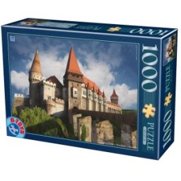 Puzzle 1000 Piese, Romania, Castelul Corvinilor, D-toys