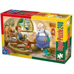 Puzzle 240 Piese, Pinocchio, D-toys