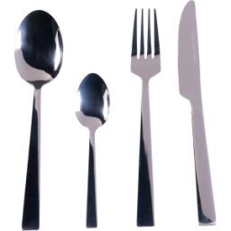 Set 2 x Tacamuri din Inox, 24 Piese, Argintii, Grunberg