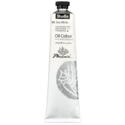 Set 2 x Culoare in Ulei Artist Phoenix, Zinc White, 120 ml
