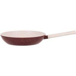 Set 2 x Tigaie Aluminiu, 2 l, Rosie / Alba, Interior Anti-Aderent, Compatibila Plita Inductie, 26 cm, Grunberg