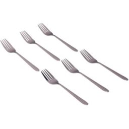 Set 2 x 6 Furculite pentru Peste, din Inox, Argintii, Grunberg