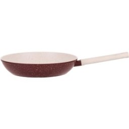 Set 2 x Tigaie Aluminiu, 2.50 l, Rosie / Alba, Interior Anti-Aderent, Compatibila Plita Inductie, 28 cm, Grunberg