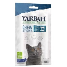 Betisoare Bio de Mestecat pentru Pisici, 3 Bucati, 15 g, Yarrah