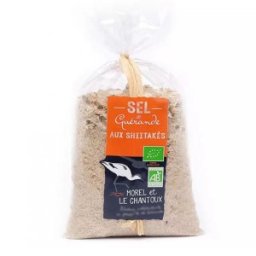 Sare Celtica cu Ciuperci Shiitake Bio, 250 g, L'Atelier du Sel
