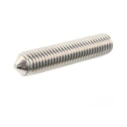 Stift Filetat cu Locas Inbus si Varf DIN 914 Inox A2, M3 x 10