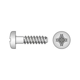 Surub Cap Bombat pentru Termoplaste Inox A2-3.0 X 10