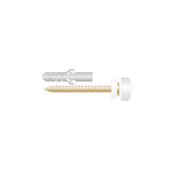 Dibluri pentru Oglinda Tip 1, Capac Plastic Alb, 4.5 x 50/6
