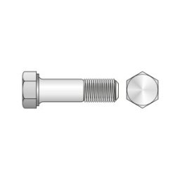 Surub Cap Hexagonal Partial Filetat 931 Inox A4-M20 X 250