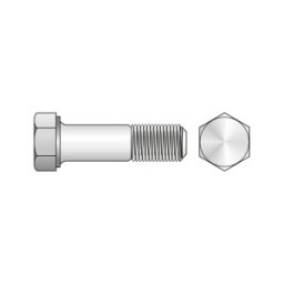Surub Cap Hexagonal Partial Filetat 931 Inox A2-M24 X 250