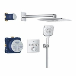 Sistem dus incastrat Grohe Grohtherm SmartControl Rainshower SmartActive 310 Cube