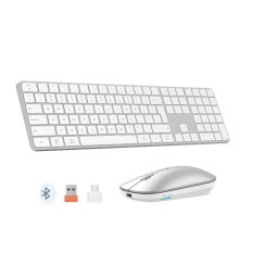 MEETION iKey C230 Wireless UK engleză alb