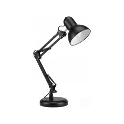 Lampă de birou 2-în-1 cu clemă 1xE27/60W/230V neagră