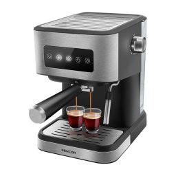 Sencor - Espressor cu pârghie 1050W/230V, negru/crom mat
