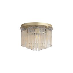 Searchlight 55620-320CP - Plafonieră SWIZZLE, 5xE14/60W/230V, Ø 32 cm, auriu